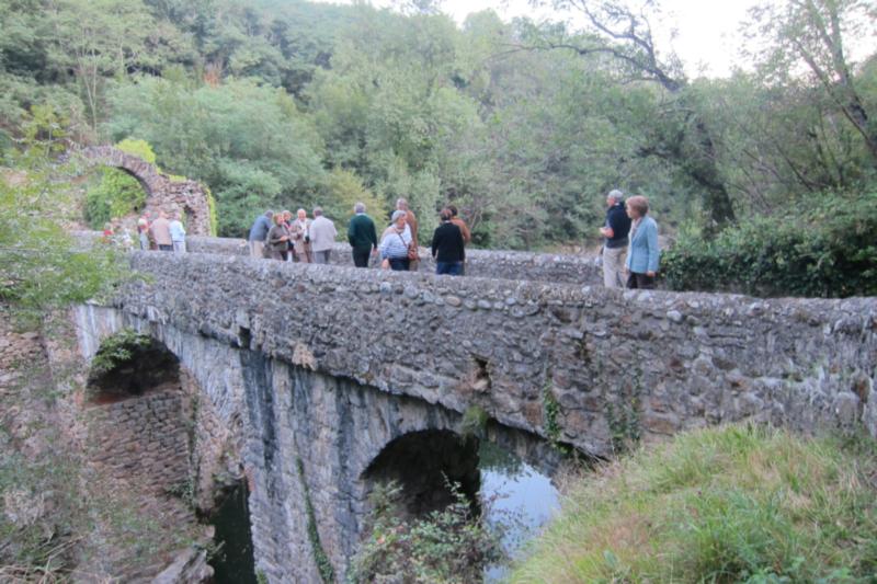 Le Pont du Diable avec l'inévitable légende du diable constructeur.